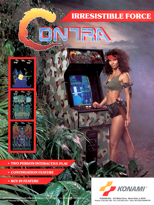 Contra (US) Game Cover
